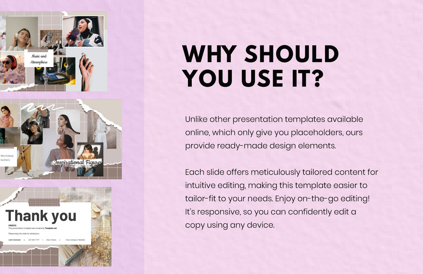 Aesthetic Vision Board Template Design